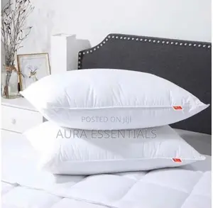 A Pair of Fibre Pillows White