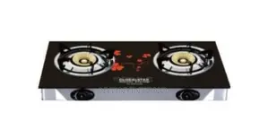 Global Star Glass Double Burner Gas Cooker.