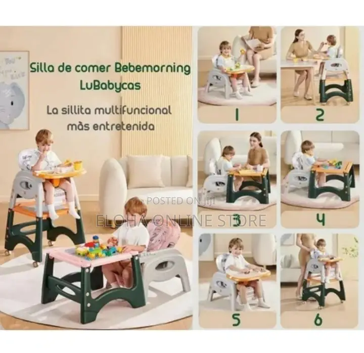 Adjustable Height Learning Chair for Kids With Wheels