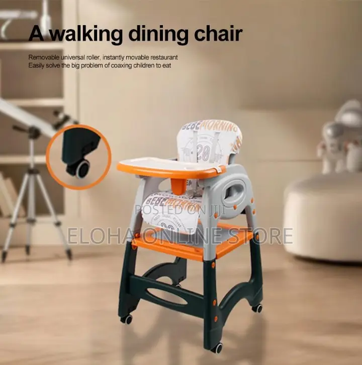 Adjustable Height Learning Chair for Kids With Wheels