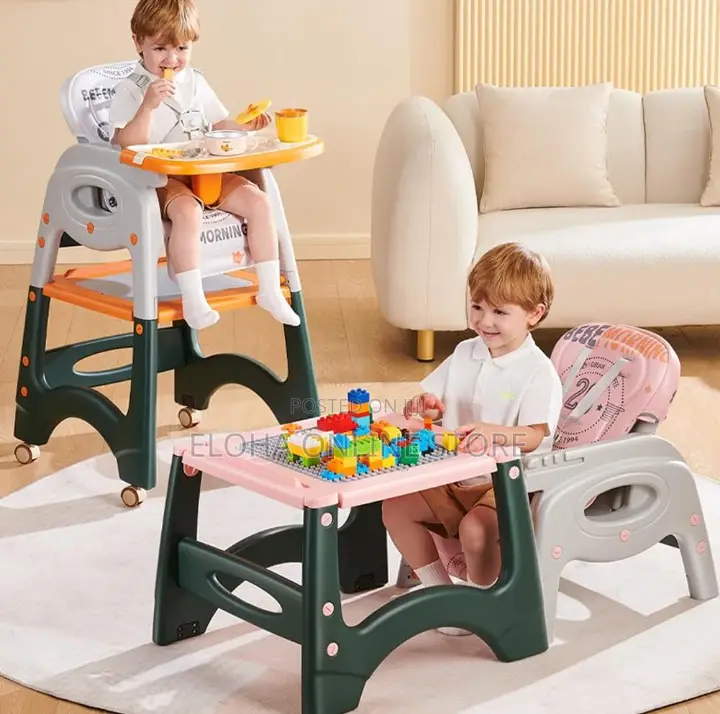 Adjustable Height Learning Chair for Kids With Wheels