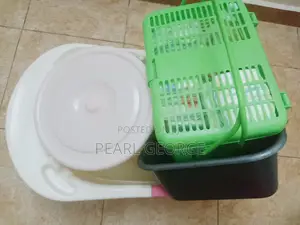 Photo - Baby Big Bath Set Big Basin, Covered Basket, Bucket, Bath