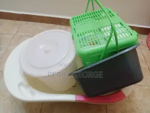 Baby Big Bath Set Big Basin, Covered Basket, Bucket, Bath
