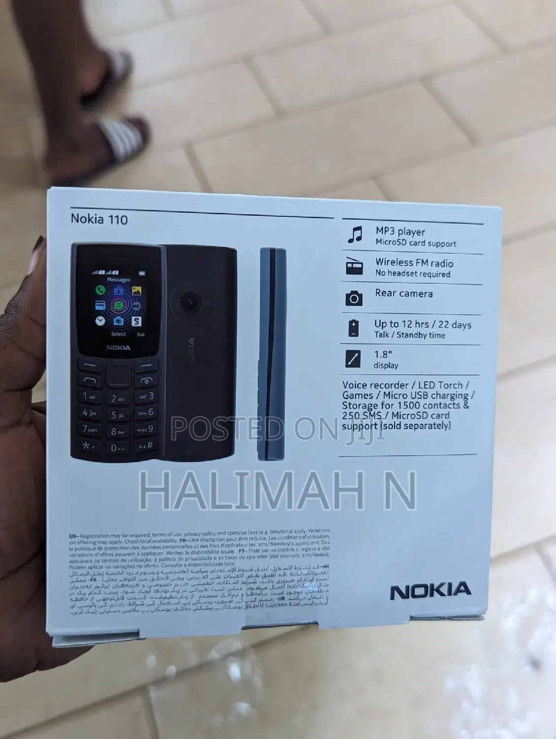 New Nokia 110 4G Blue