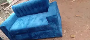 2 Seater Sofa Seat in Blue Colour