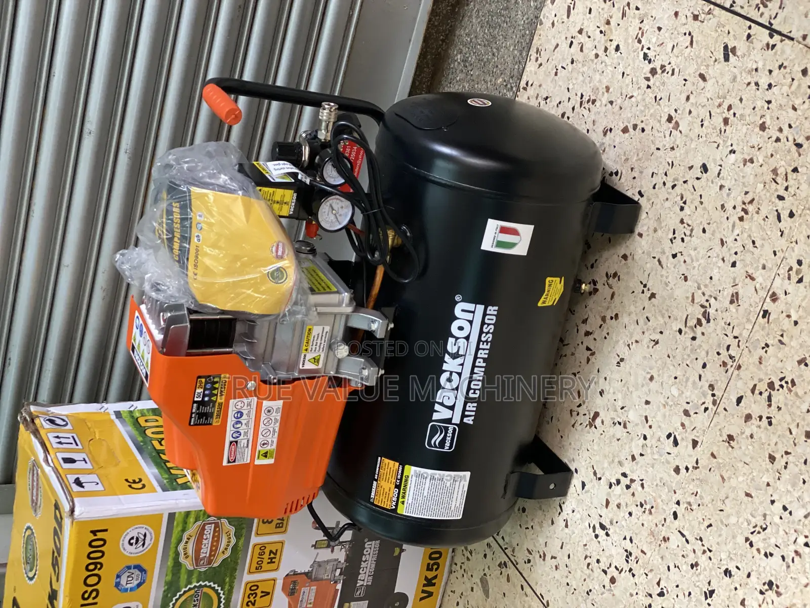 Air Compressor 50 Litres Vackson Type Italy