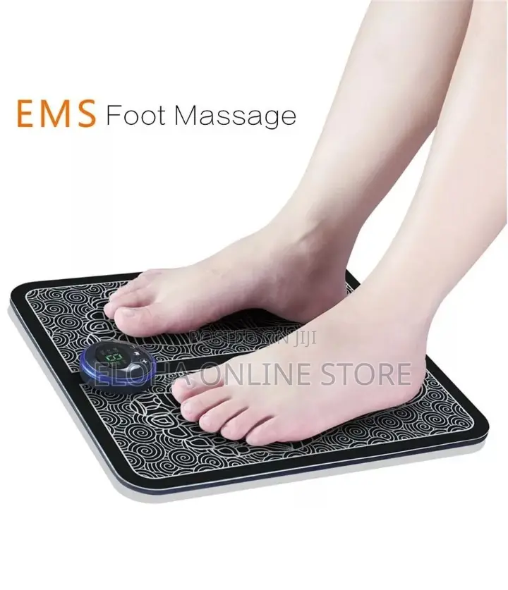 EMS Electric Foot Stimulation Massager Pad Folding Portable