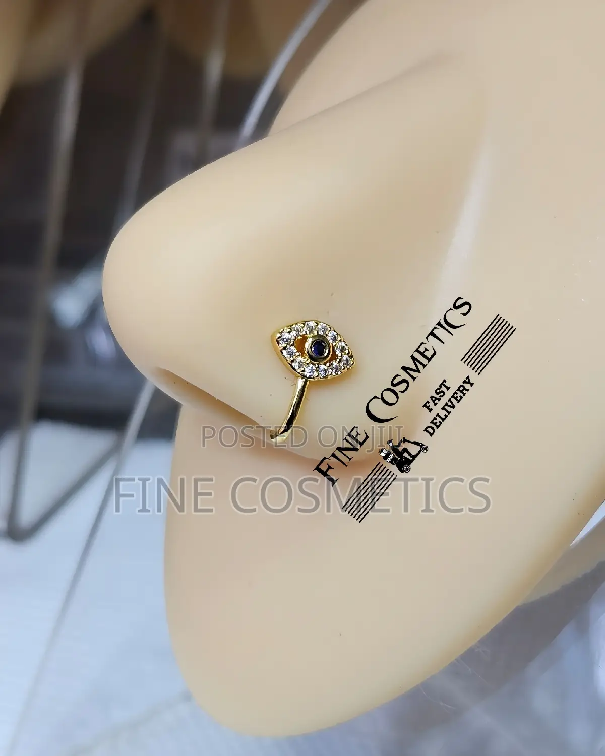 None Piercing Clip-on Nose Ring Pin, False Nosering Cuff Pin