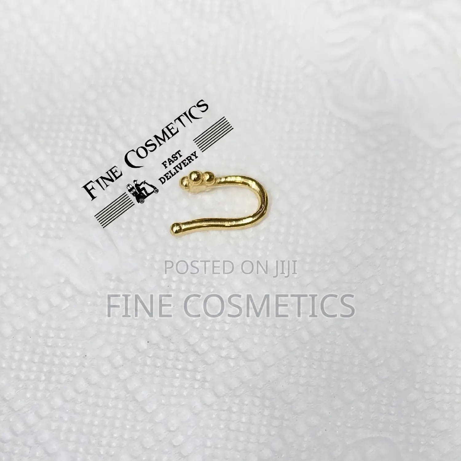 None Piercing Clip-on Nose Ring Pin, False Nosering Cuff Pin