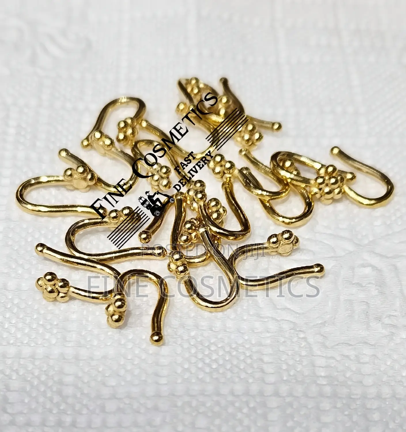 None Piercing Clip-on Nose Ring Pin, False Nosering Cuff Pin