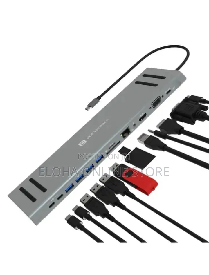 12 in 1 USB Cable Doc Station