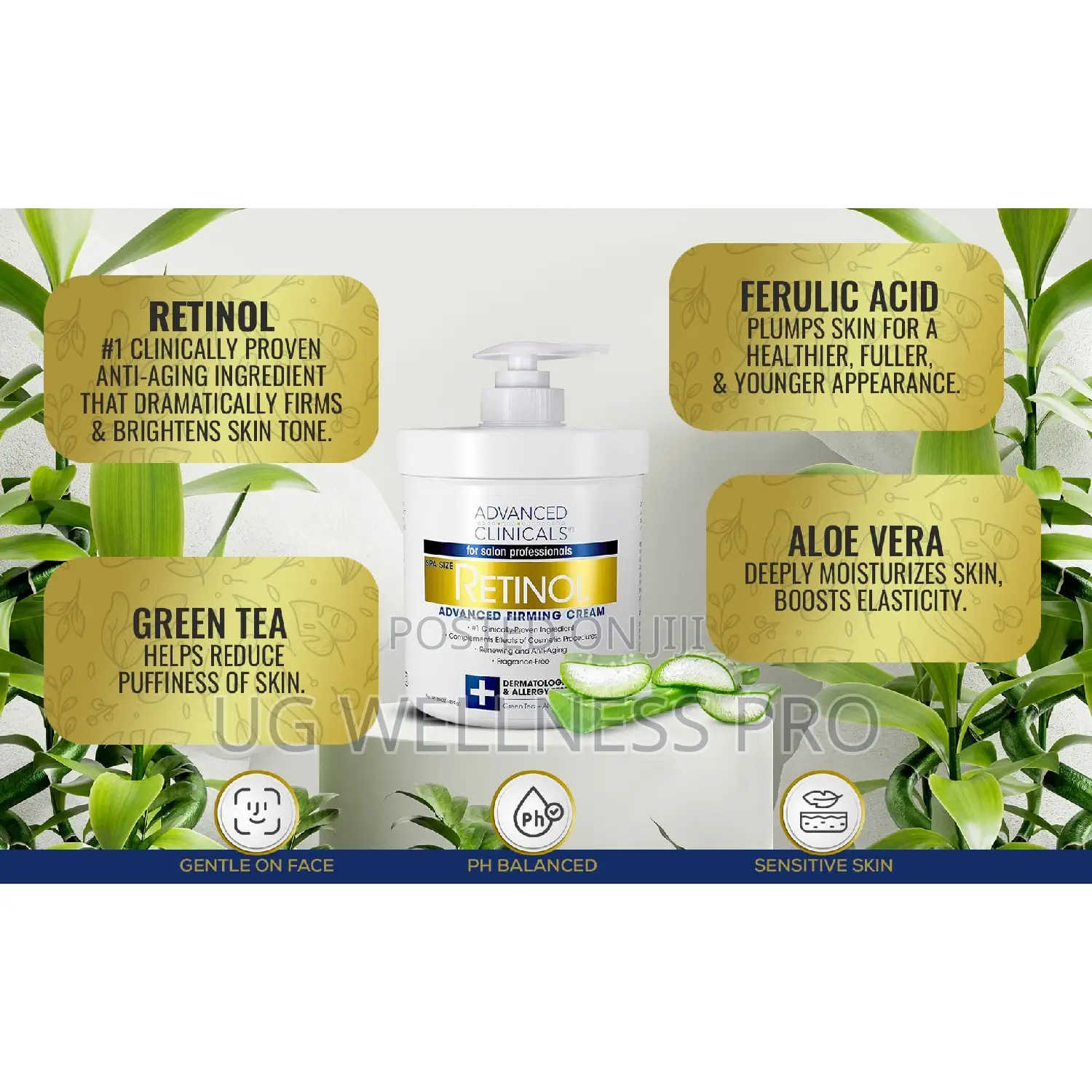 Retinol, Advanced Firming Cream, Fragrance Free, (454 G)