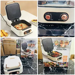 Electric Griddle Baking Fry Pan Cooker Double-Side BBQ Grill