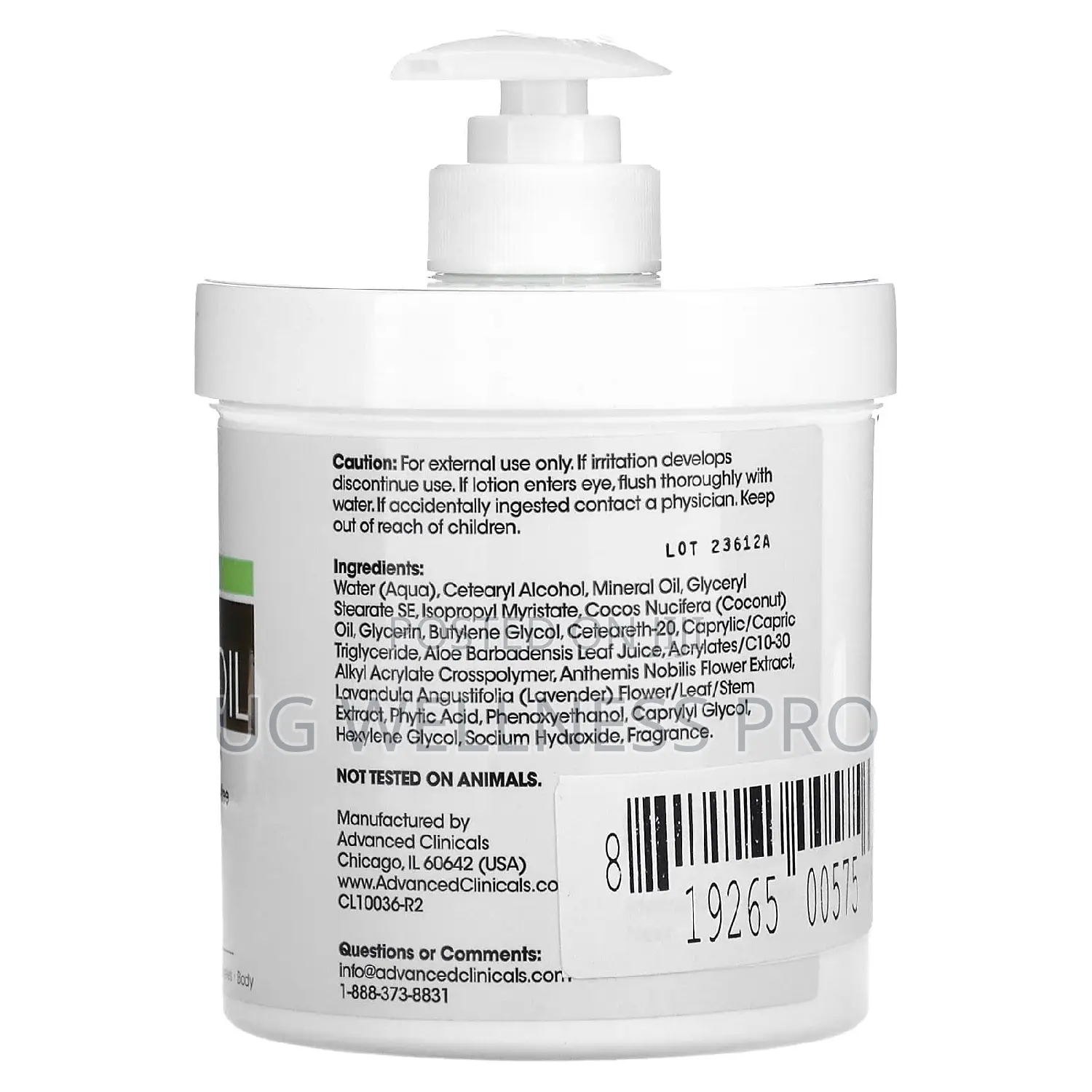 Coconut Oil Moisturizing Cream, 16 Oz (454 G)
