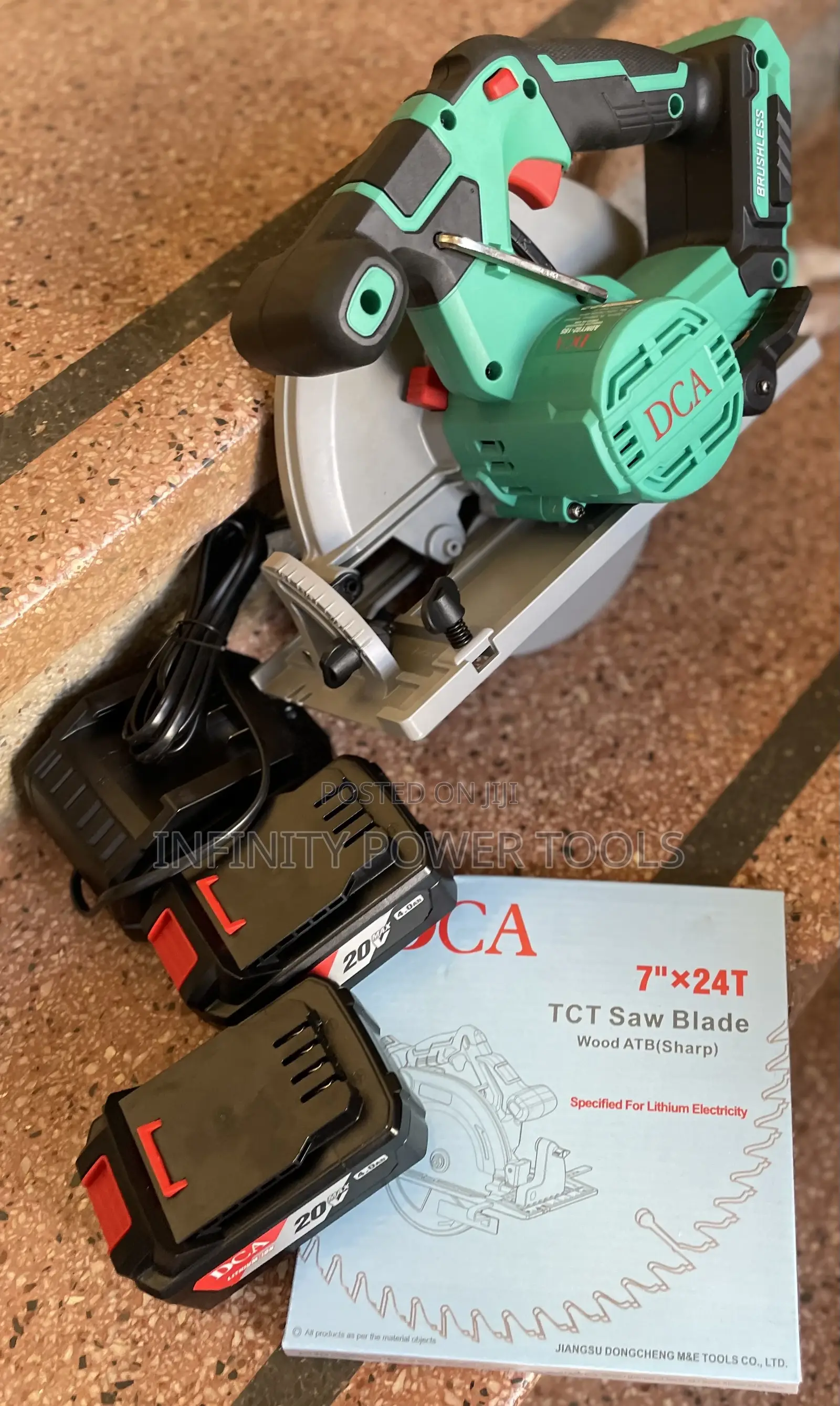 Cordless Brushless Circular Saw Dca
