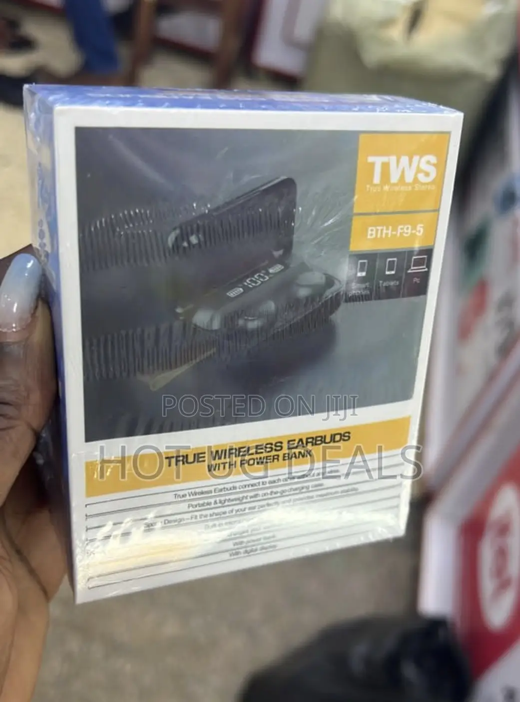 TWS True Wireless Super Bass Earbuds With Charging Case