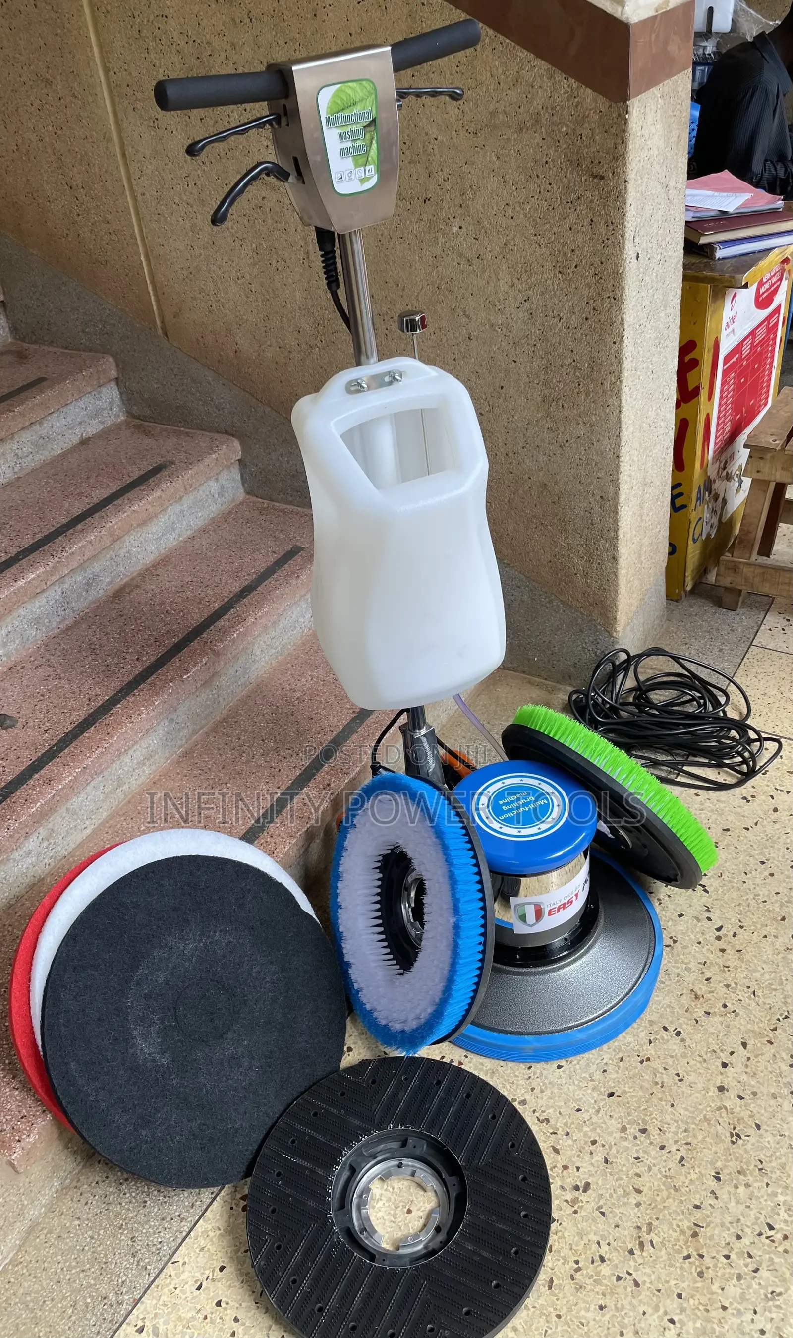 Easy Power Floor Scrubbing Machine