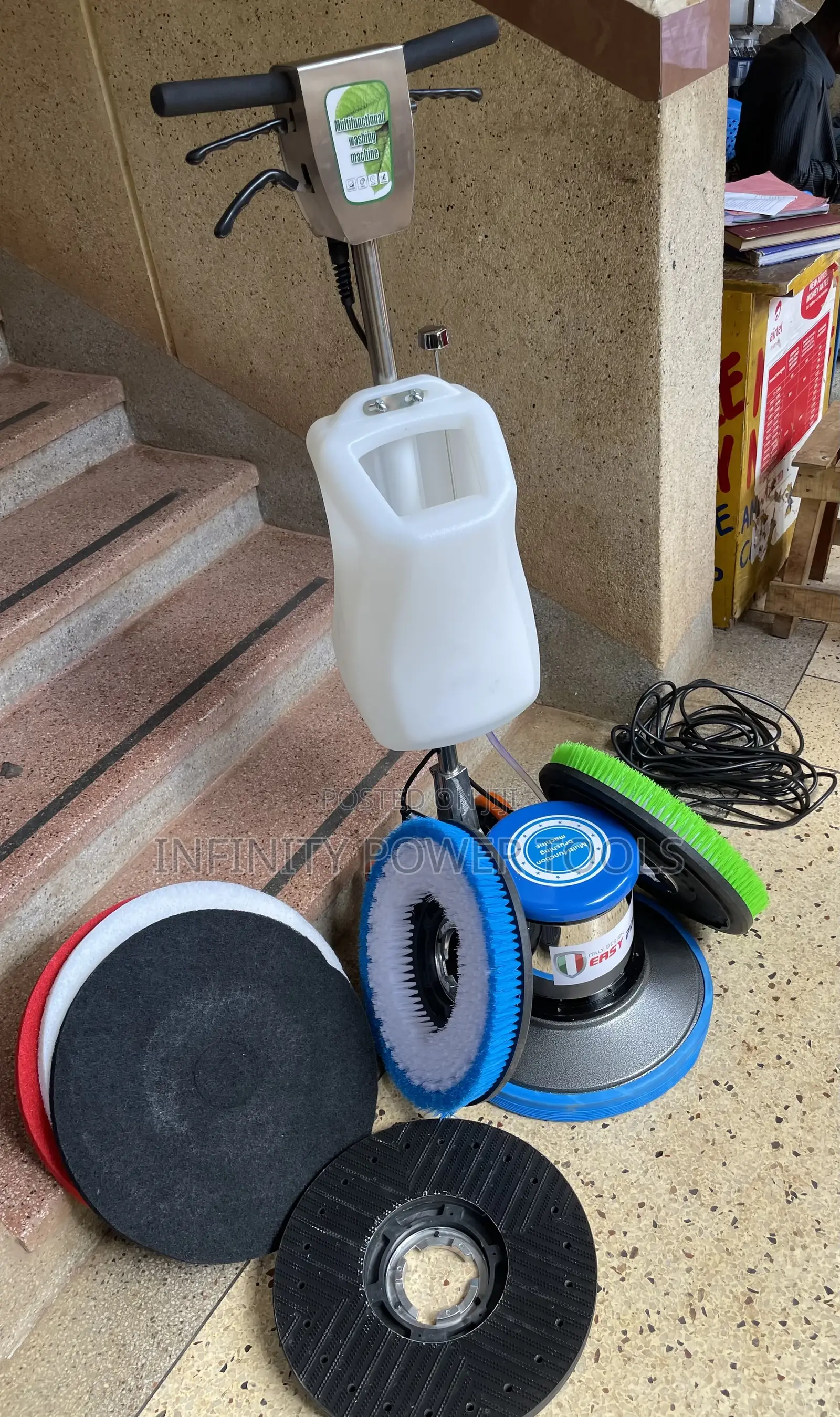 Easy Power Floor Scrubbing Machine