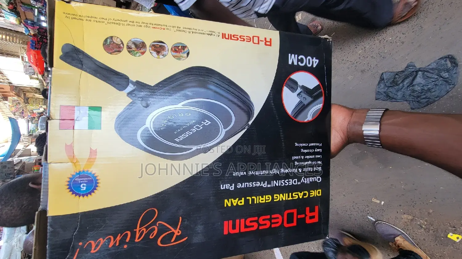 R-Dessine Die Casting Grill Pan 40cm