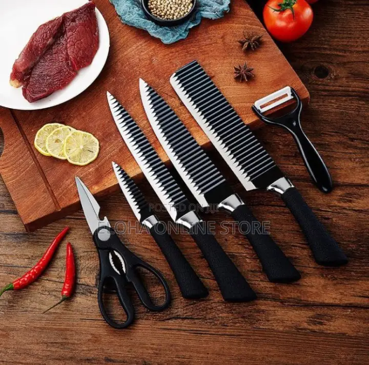 New Sets of Kitchen Knives and Kitchen Scissors