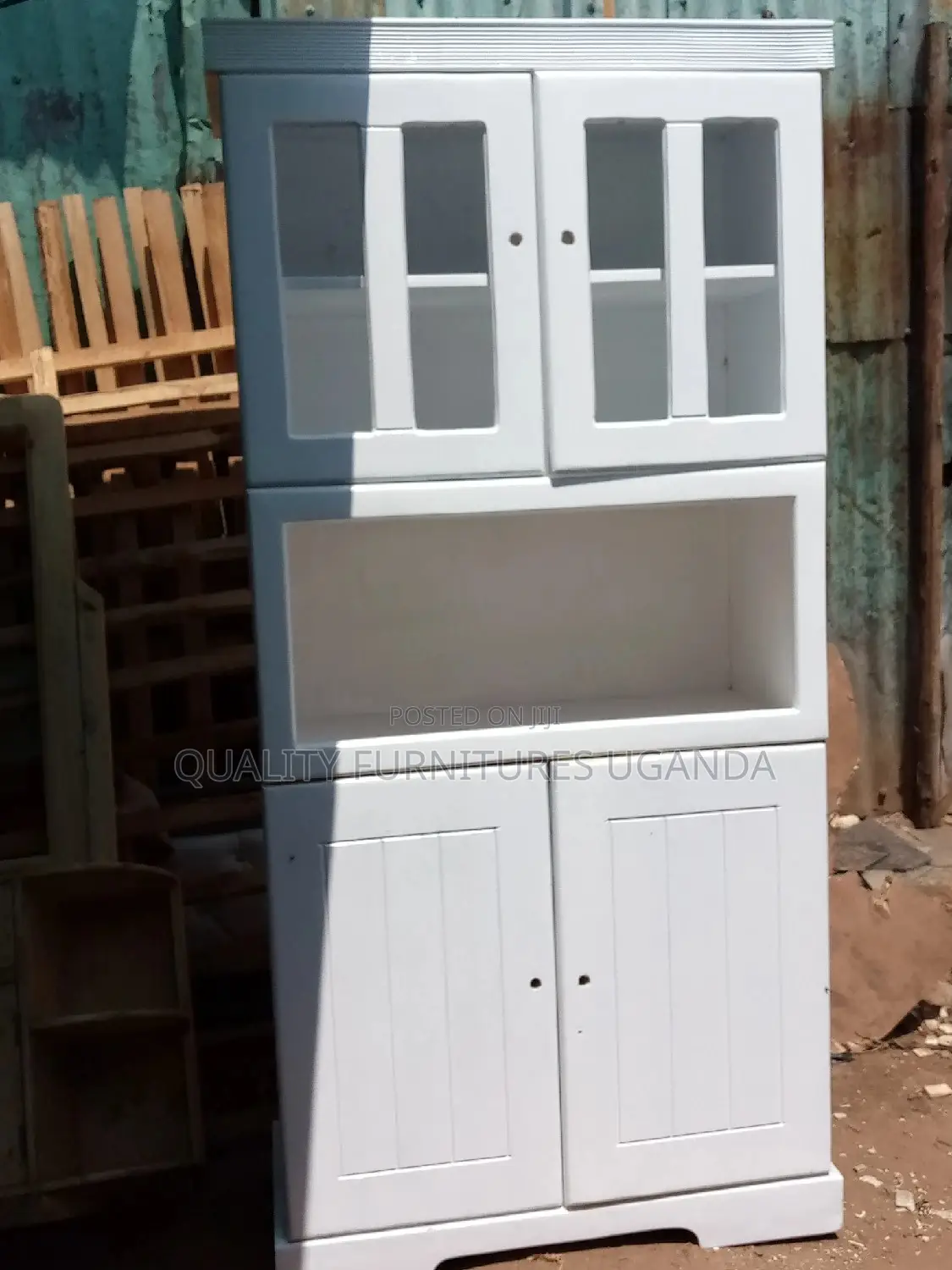 Simple Side Board in White Colour