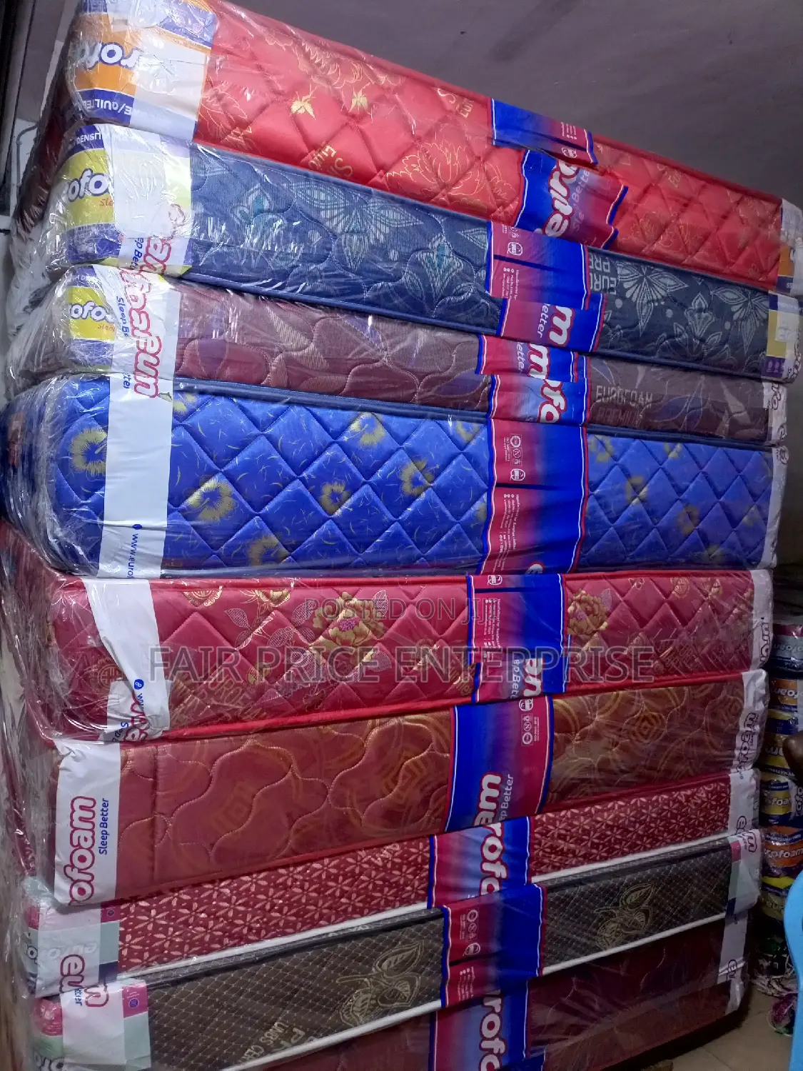 Eurofoam Mattress High Qualited 5*6 in 8 Inches