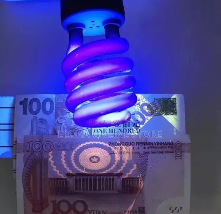 UV Light Bulb Fake Money Detector