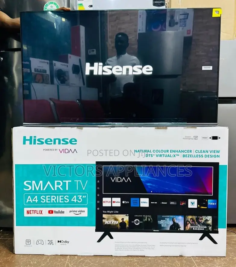 Hisense 43inches Smart Tv A4 SERIES