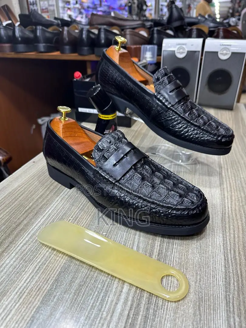 Genuine Alligator Leather Comfortable Versatile Shoes
