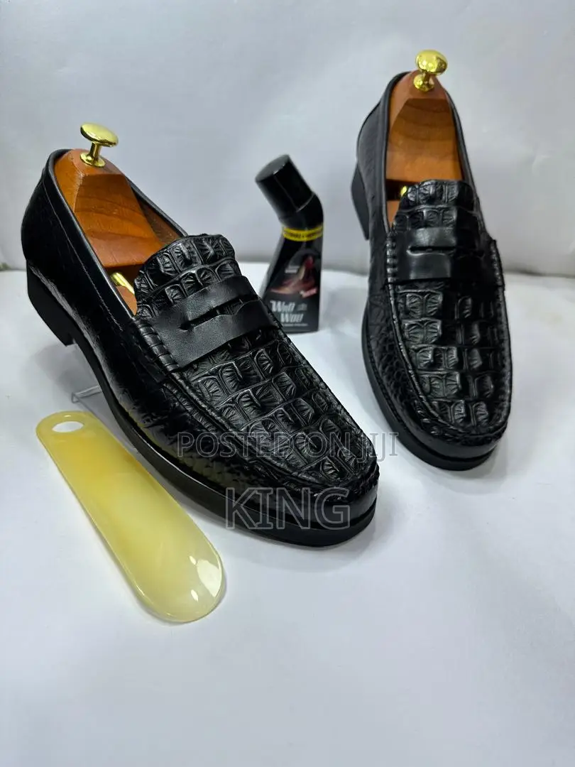 Genuine Alligator Leather Comfortable Versatile Shoes