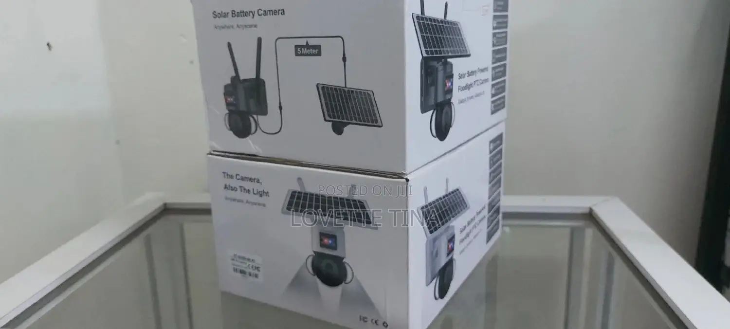 Solar Battry Powered Floodlight PTZ Camera