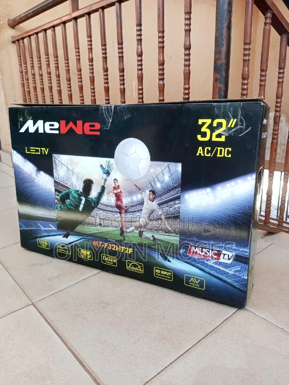 32 Inches Brand New MEWE Digital Tv With Inbuilt Decoder