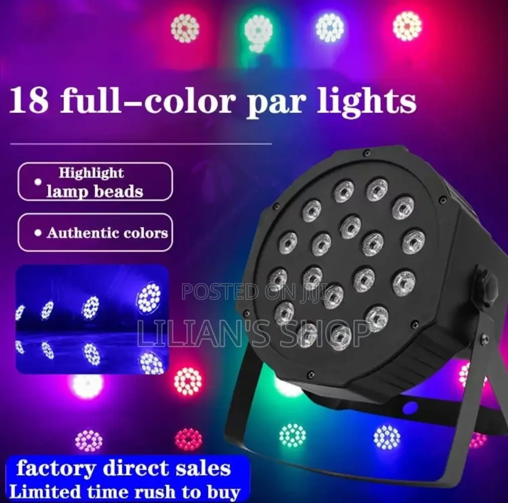 18 Bulbs 360 Rotation Stage Par Light.
