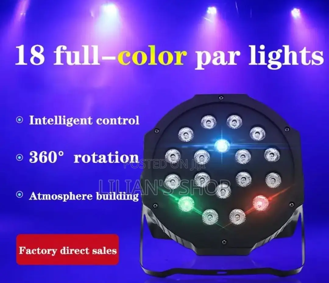 18 Bulbs 360 Rotation Stage Par Light.