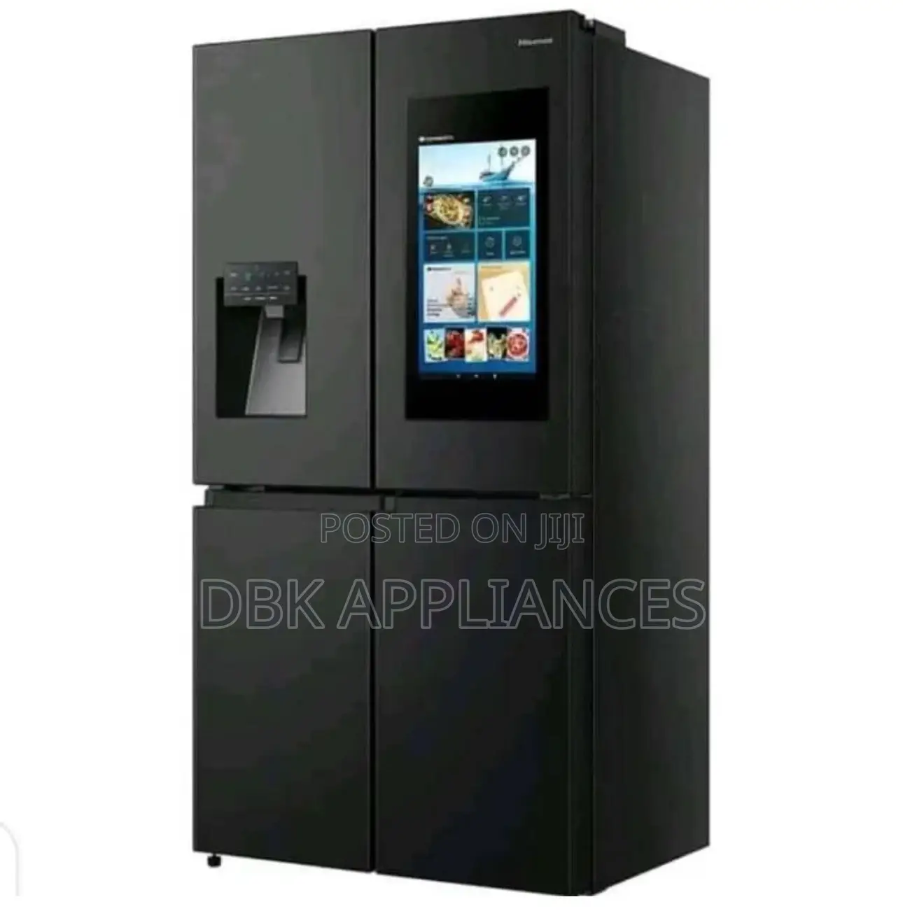 Hisense 680l Side by Side Smart Fridge Screen Ice Maker