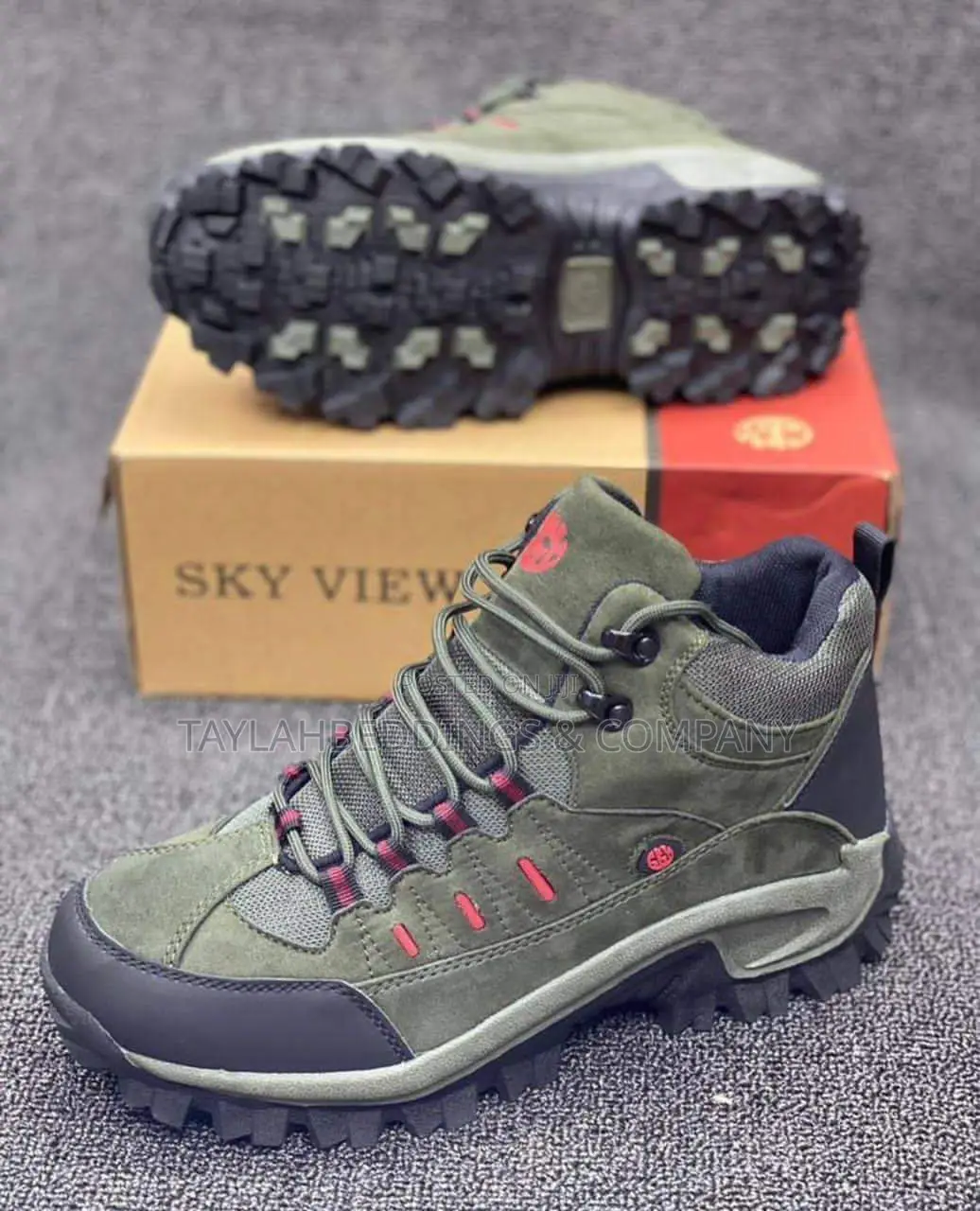 3D Fashion Men’S Genuine Hiking Outdoor Boot - Grey