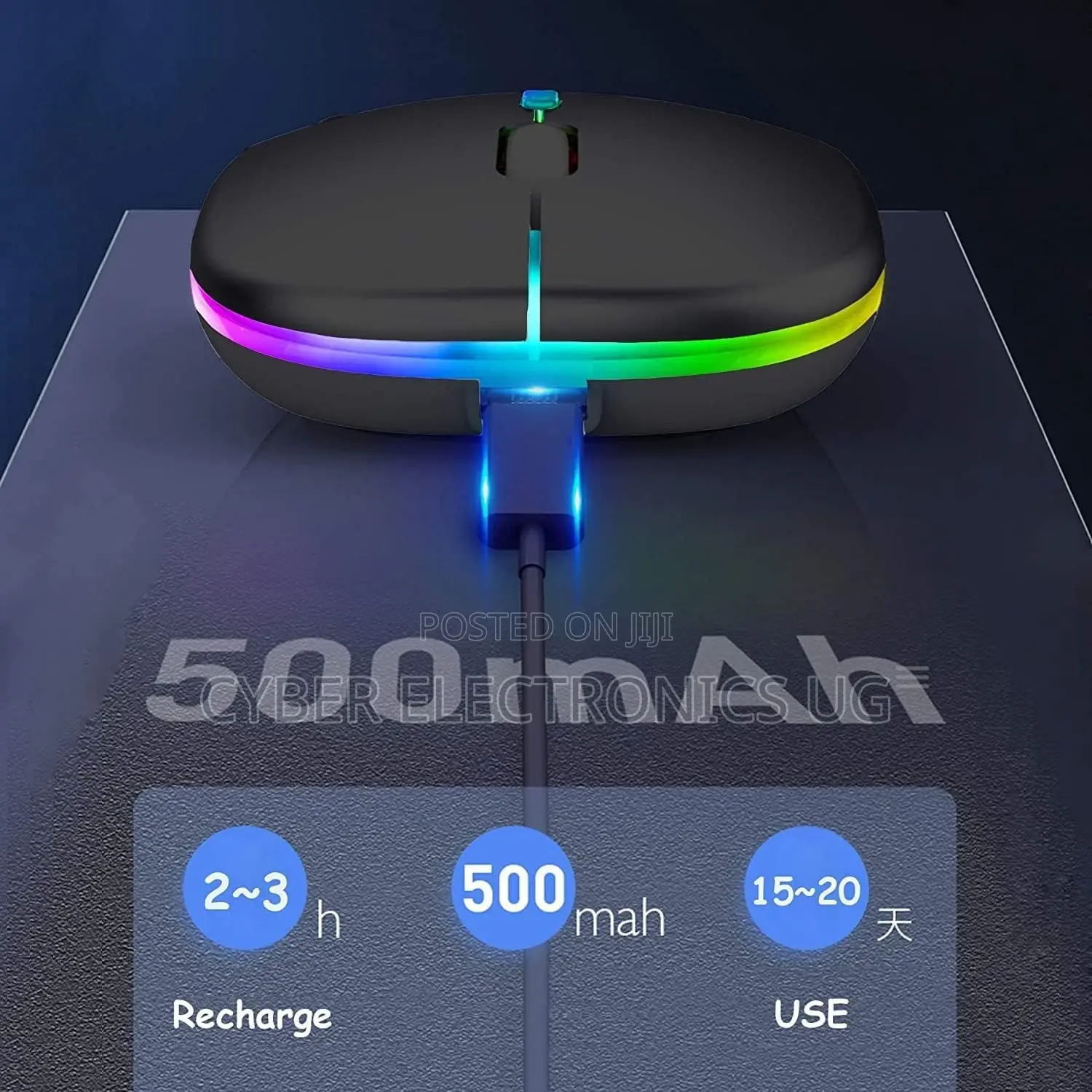 Rechargeable Silent Bluetooth Wireless Mouse for Macbook PC