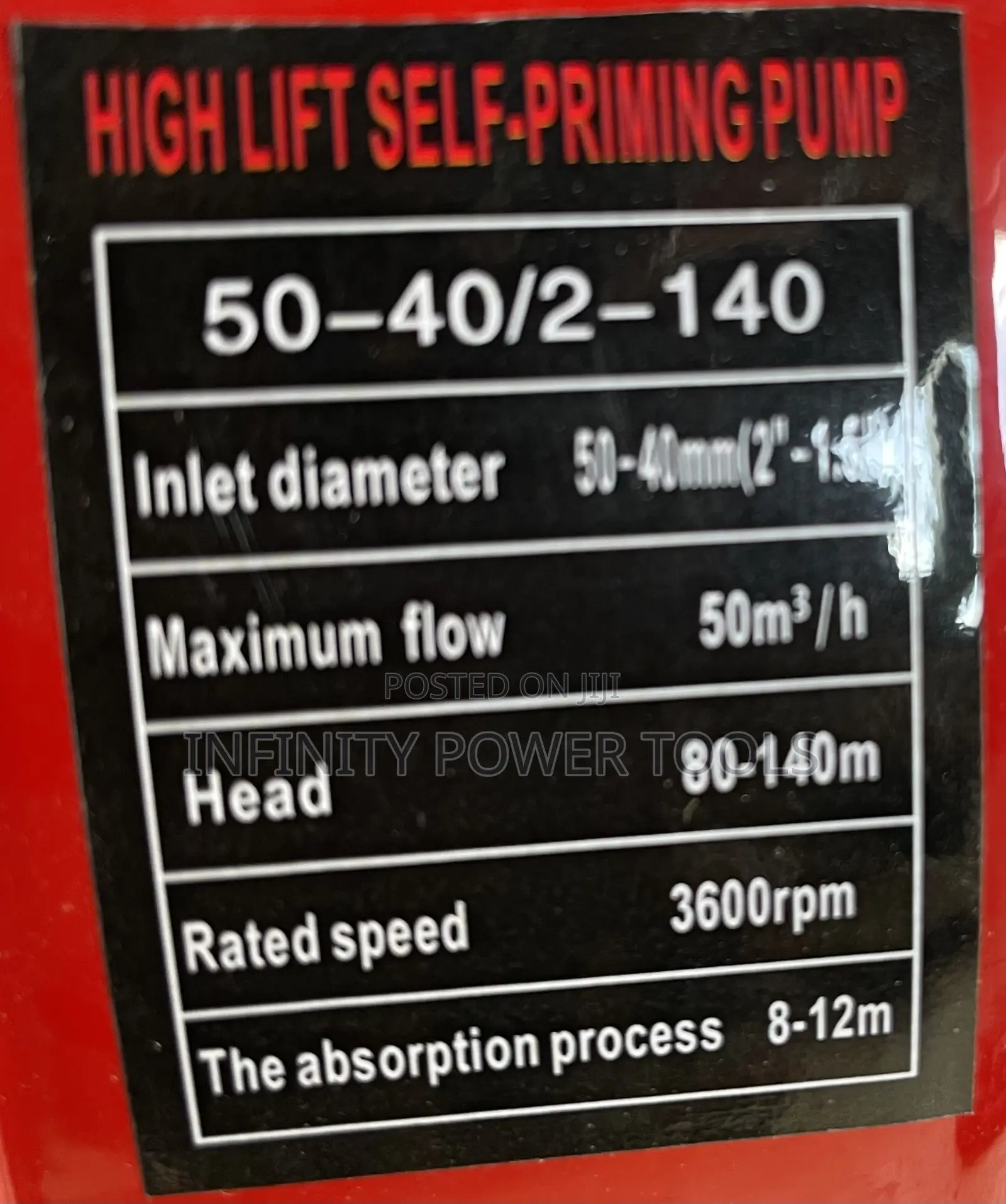 Irrigation Water Pump 2”,7.5hp High Pressure