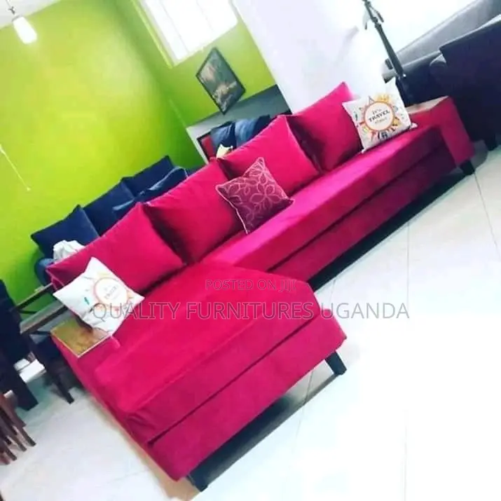 L Sofa Set in 6 Seater
