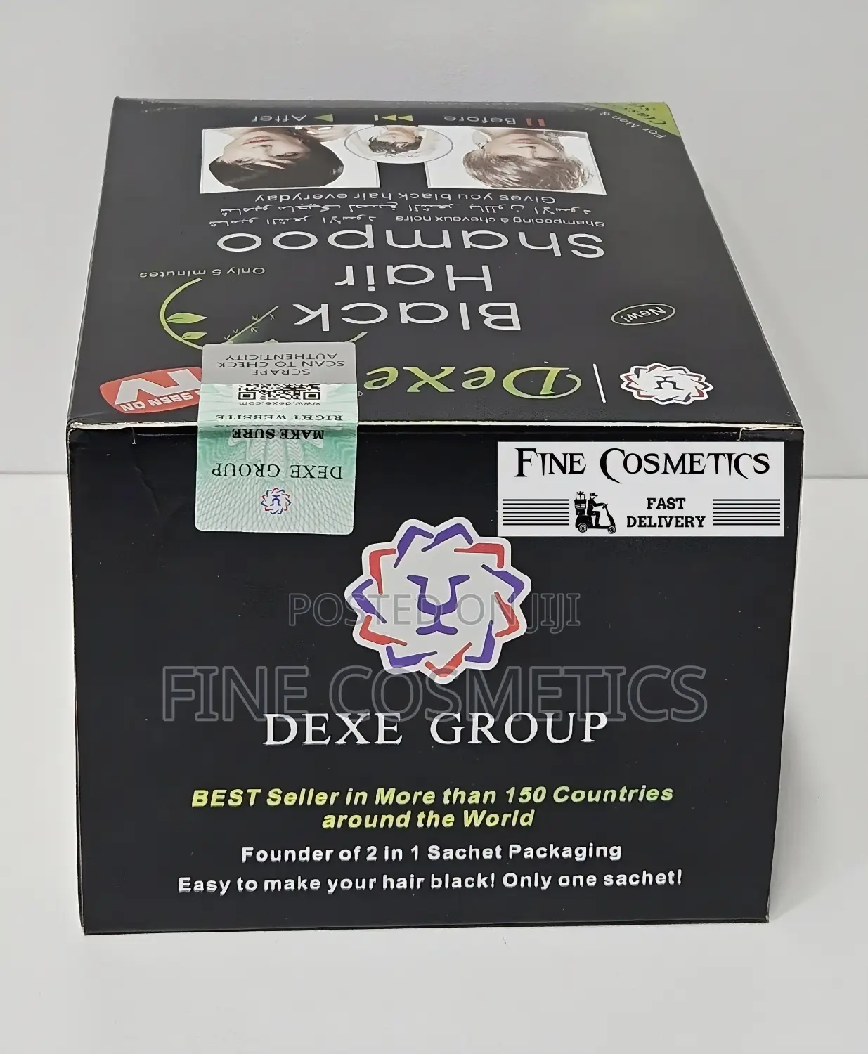 Original Dexe Black Hair Shampoo | Hair Darkening. 10sackets