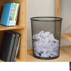 Large Metal Trash Can.