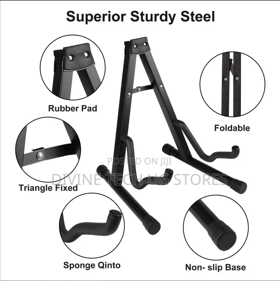 Guitar Stand Alluminium Compatible for All Types of Guitars