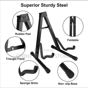 Guitar Stand Alluminium Compatible for All Types of Guitars