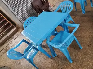 Plastic Table and 4 Chairs