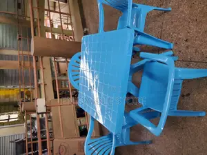 Home Office Use Plastic Chairs and Table Set