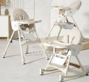 Baby High Chair, High Chairs for Toddler With Wheels
