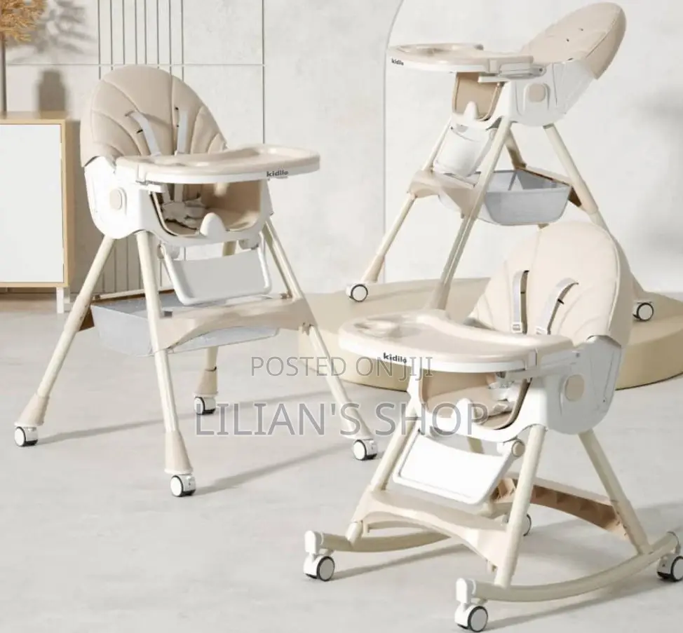 Baby High Chair, High Chairs for Toddler With Wheels