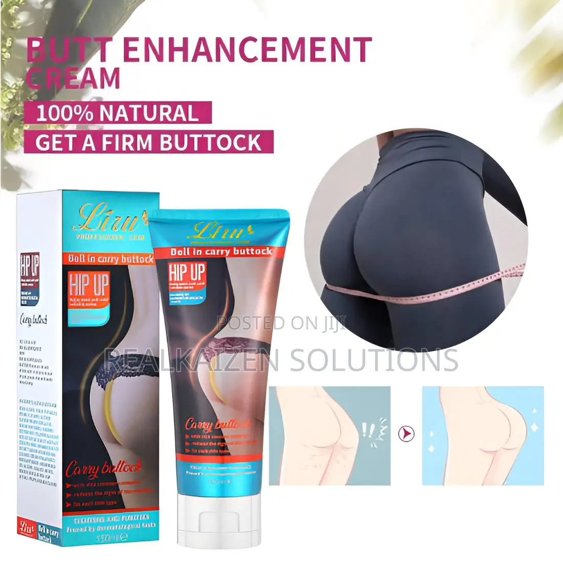 LIRU Butt| Buttocks Hip Up Firming Enhancement Cream 150ml