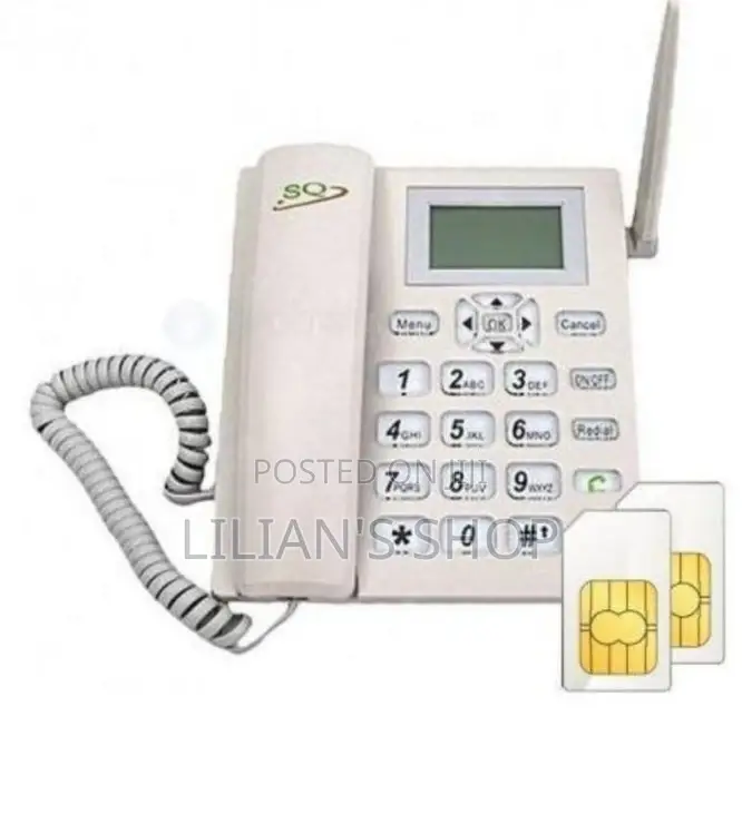 SQ Mobile Dual Sim GSM Wireless Desktop Landline Phone