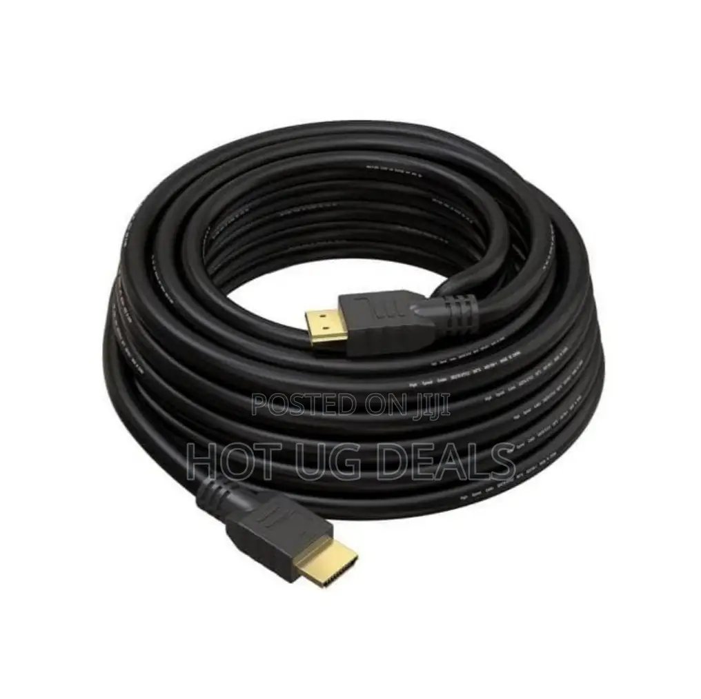 30m Long HDMI Cable Active High Speed With Ethernet - Black